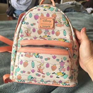 Disney Loungefly Alice in Wonderland Mad Tea Party Backpack